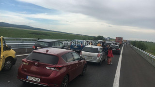 Жестока катастрофа на АМ Тракия, много ранени, също и дете