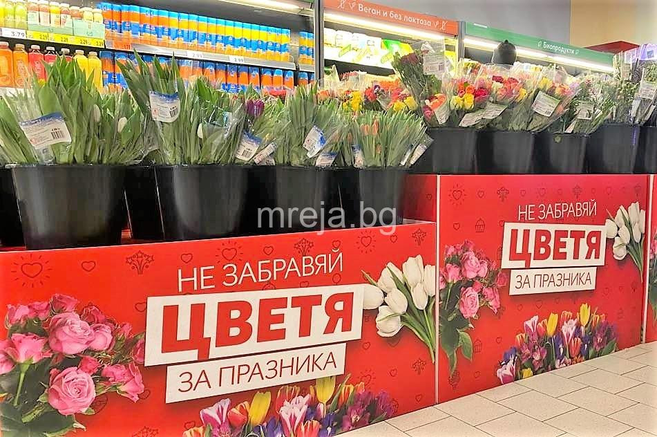 Близо 400 000 цветя на атрактивни цени за Деня на жената в Kaufland
