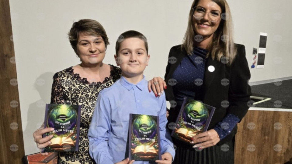 11-годишният Михаил Нонински вече е издал своята първа книга