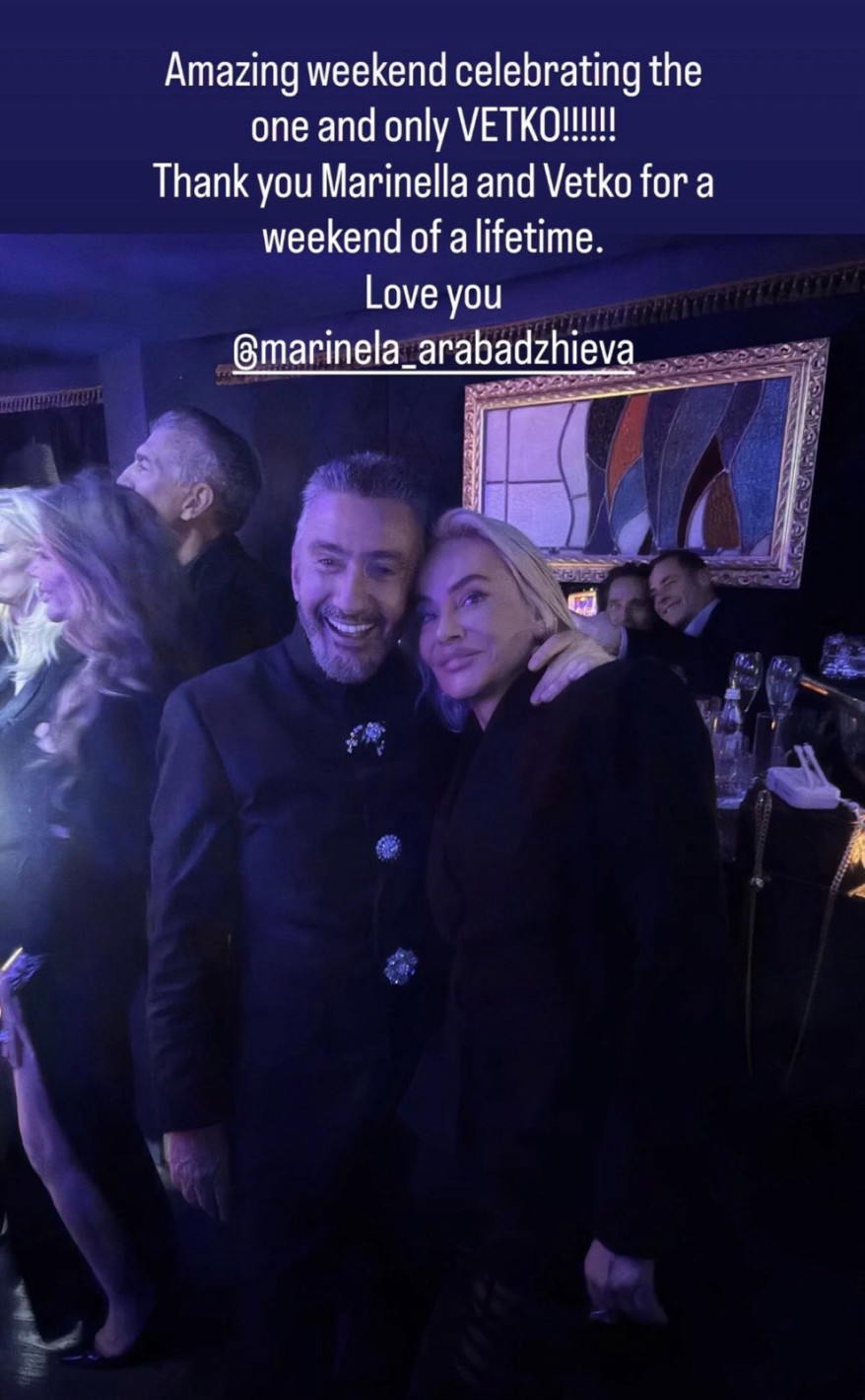 Поп иконата Ищар и вечните Gipsy Kings пяха за седемдесетия юбилей на Ветко Арабаджиев