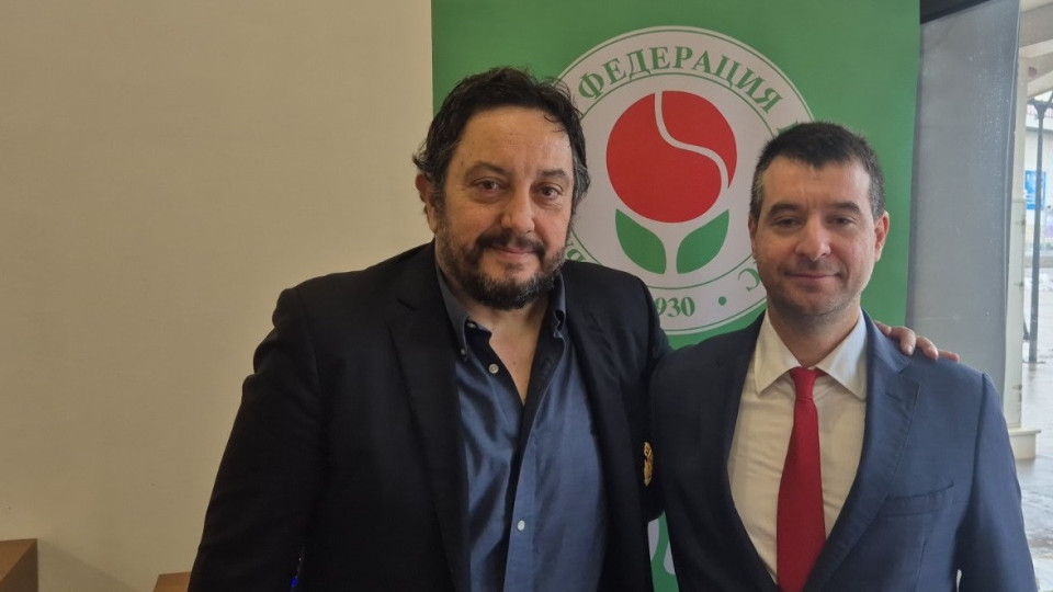 Иван Тиков е новият президент на Българската федерация по тенис, а Стефан Цветков остава почетен президент и член на УС