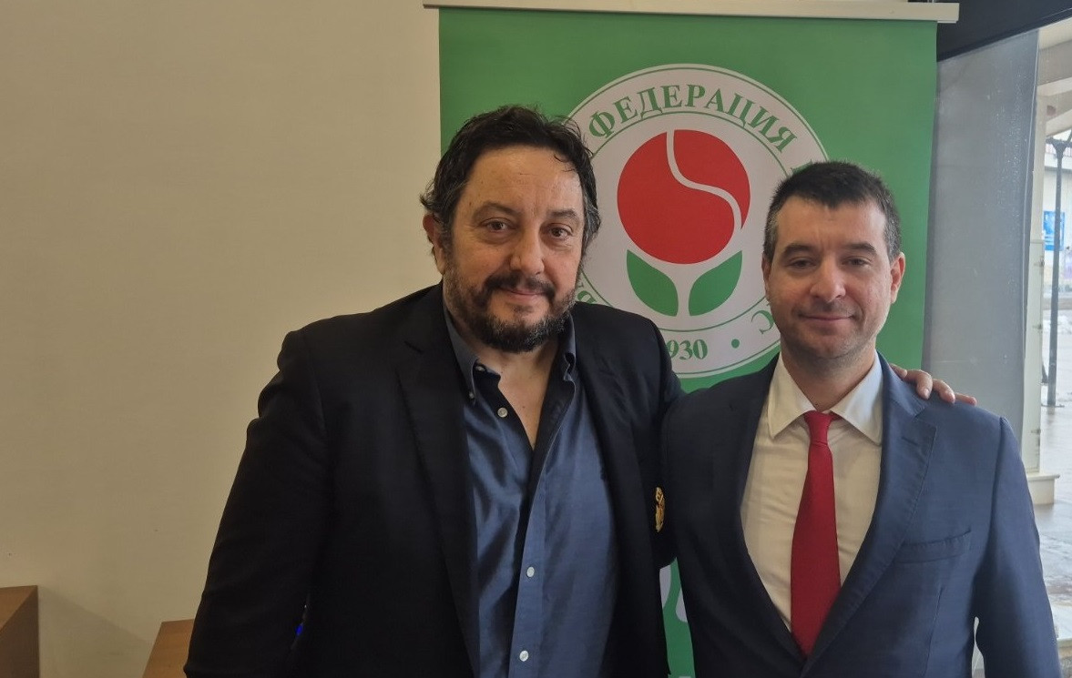 Иван Тиков е новият президент на Българската федерация по тенис, а Стефан Цветков остава почетен президент и член на УС