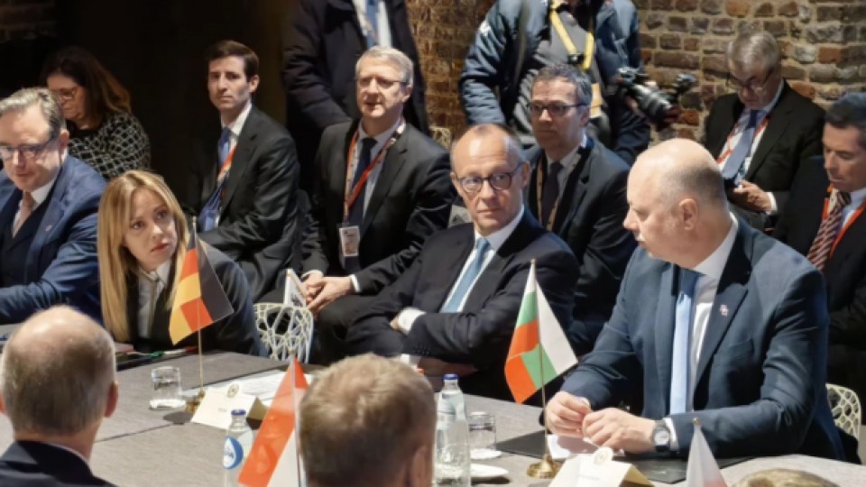 Инвестиции и отбрана: Росен Желязков разговаря с Мерц и Мелони в Лиеж