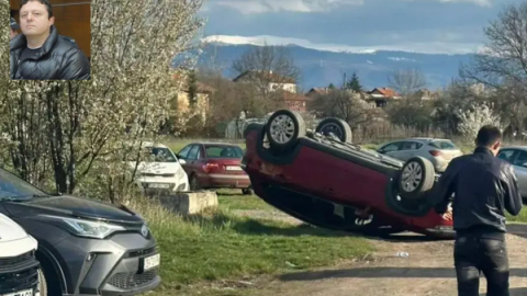 „Косачите“ на Йоско катурнали колата на рефера в Костинброд