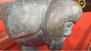 Статуетка с тяло на птица и антропоморфна глава за над 100 000 евро откриха при удар по канал за антики